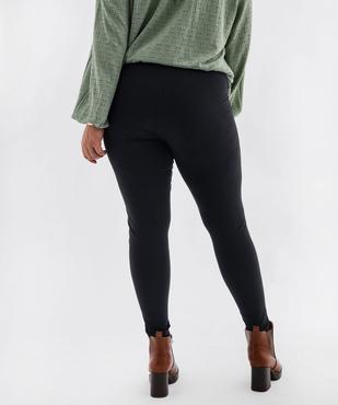Legging en coton stretch femme grande taille  vue3 - GEMO (G TAILLE) - GEMO