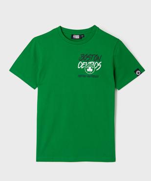 Tee-shirt manches courtes inscription Boston Celtics garçon - NBA vue2 - NBA - GEMO