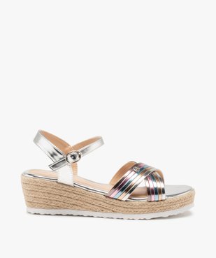 Sandales fille à talon compensé – LuluCastagnette vue1 - LULU CASTAGNETT - GEMO