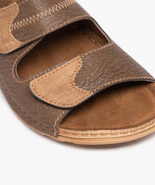 Mules homme à double bride ajustable scratch vue6 - GEMO (CASUAL) - GEMO
