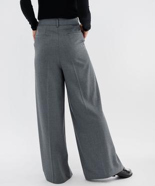 Pantalon à pinces coupe large femme vue3 - GEMO(FEMME PAP) - GEMO