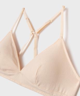 Soutien-gorge pailleté dos nageur avec mousse amovibles fille vue2 - GEMO (JUNIOR) - GEMO