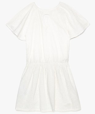 Robe fille à taille élastiquée et ouverture dans le dos vue3 - GEMO (ENFANT) - GEMO