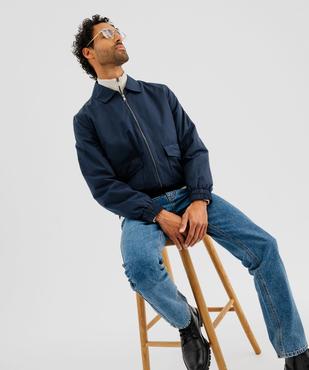 Jean coupe Regular légèrement délavé homme vue1 - GEMO 4G HOMME - GEMO
