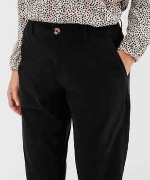 Pantalon chino en coton stretch femme  vue2 - GEMO(FEMME PAP) - GEMO