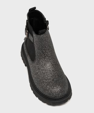 Bottines pailletées avec semelle crantée fille - Lovely Wings vue5 - LOVELY WINGS - GEMO