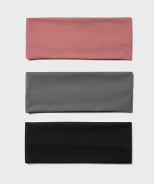 Bandeau à cheveux larges en microfibre extensible et douce (lot de 3) vue1 - GEMO (ACCESS) - GEMO