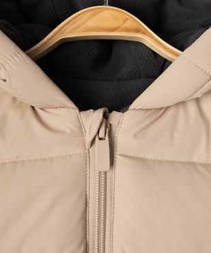 Doudoune sans manches à capuche doublée polaire bébé garçon vue4 - GEMO(BEBE DEBT) - GEMO