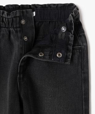 Jean slouchy à taille haute ajustable fille vue2 - GEMO (ENFANT) - GEMO