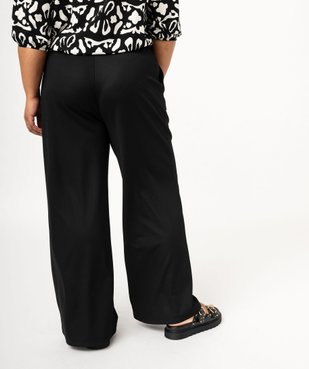 Pantalon large à pinces femme grande taille vue3 - GEMO (G TAILLE) - GEMO