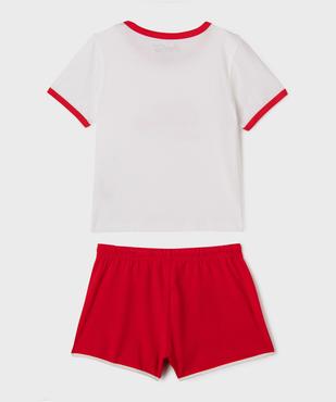 Pyjama bicolore avec inscription Cherry Coke fille - Coca Cola vue4 - COCA COLA - GEMO