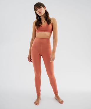 Brassière de sport à bretelles croisées et maintien modéré femme vue4 - GEMO(HOMWR FEM) - GEMO