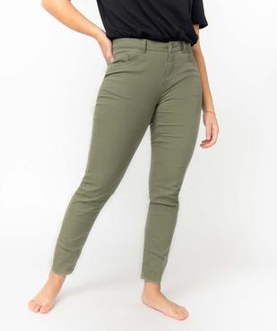 Pantalon coupe Slim taille normale femme vue2 - GEMO 4G FEMME - GEMO