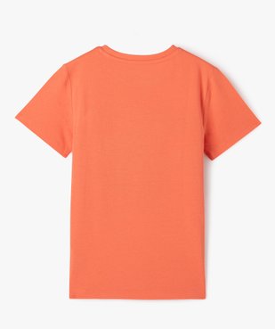 Tee-shirt manches courtes à motif en sequins réversibles garçon vue3 - GEMO 4G GARCON - GEMO