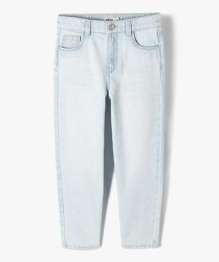 Jean slim avec ceinture élastique fille  vue2 - GEMO 4G FILLE - GEMO