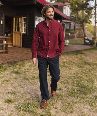 Chemise coton col boutonné homme - LuluCastagnette vue4 - LULUCASTAGNETTE - GEMO