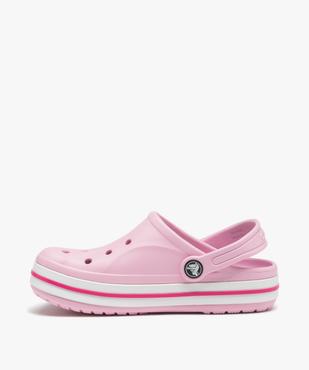 Sabots souples fille dessus uni perforé à semelle épaisse - Crocs vue3 - CROCS - GEMO