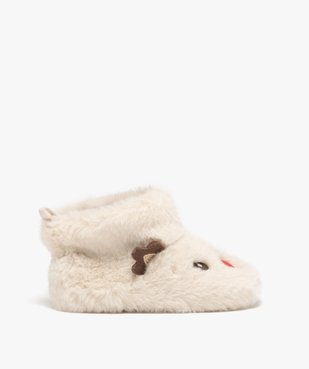 Chaussons bébé Noël boots en forme de cerf à nez rouge vue2 - GEMO (ENFANT) - GEMO