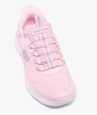 Baskets fille en mesh et à enfiler Slip ins Summits - Skechers vue5 - SKECHERS - GEMO