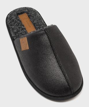 Chaussons fourrés forme mules homme - Roadsign vue5 - ROADSIGN G4G - GEMO