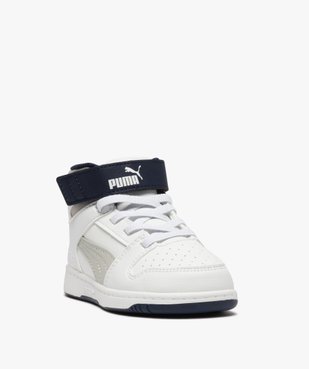 Baskets garçon semi-montantes bicolores - Puma vue2 - PUMA - GEMO