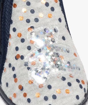 Chaussons bébé fille bottillons à pois brillants – LuluCastagnette vue6 - LULU CASTAGNETT - GEMO