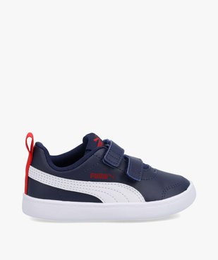 Baskets garçon bicolores à scratch – Puma Courtflex vue1 - PUMA - GEMO