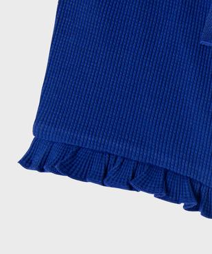 Short en maille gaufrée avec taille ajustable bébé fille vue3 - GEMO(BEBE DEBT) - GEMO