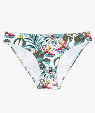Bas de maillot de bain femme à motifs fleuris vue4 - GEMO (PLAGE) - GEMO
