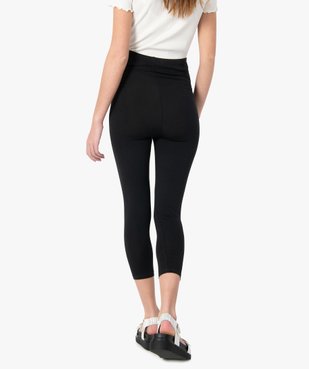 Leggings de grossesse coupe courte longueur mollet vue3 - GEMO (MATER) - GEMO