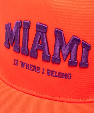 Casquette mixte avec inscription « Miami » brodée vue3 - GEMO (JUNIOR) - GEMO