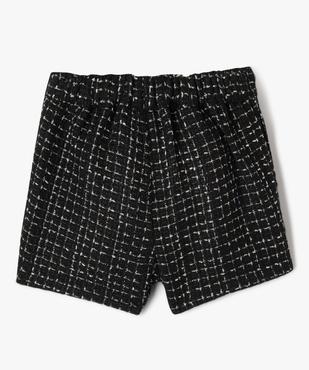 Short large effet tweed fille - LuluCastagnette vue6 - LULUCASTAGNETTE - GEMO