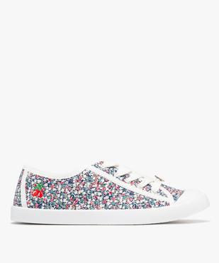 Tennis en toile à semelle fine et bout couvert femme - Le Temps des Cerises vue1 - SHOES BY LTDC - GEMO