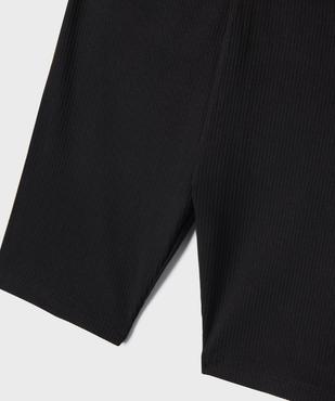 Cycliste en maille côtelée extensible fille vue2 - GEMO 4G FILLE - GEMO