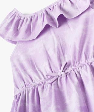 Robe fille tie-and-dye avec col volanté vue2 - GEMO (ENFANT) - GEMO