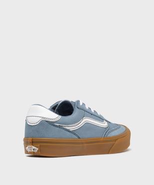 Baskets basses en cuir suédé et textile Brooklyn femme - Vans vue4 - VANS - GEMO
