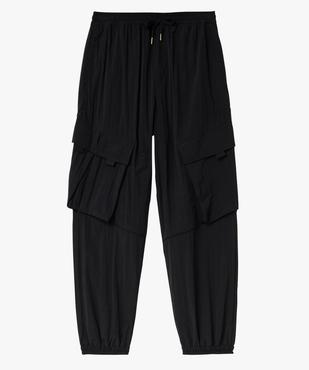 Pantalon large en toile de parachute homme vue4 - GEMO (HOMME) - GEMO