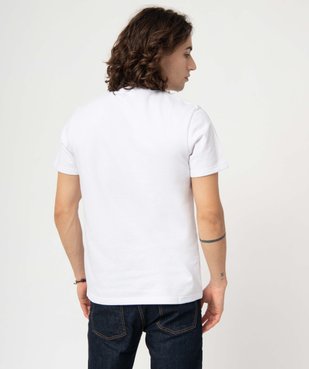 Tee-shirt homme à manches courtes en maille épaisse vue3 - GEMO (HOMME) - GEMO