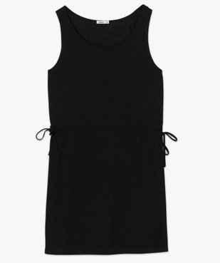 Robe tee-shirt femme avec liens à la taille vue4 - GEMO(FEMME PAP) - GEMO