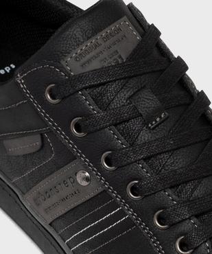 Baskets basses de ville surpiquées homme vue6 - URBAN STEPS GEMO FOR GOOD - GEMO