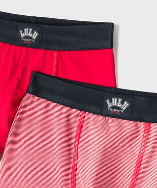 Boxers en coton stretch garçon (lot de 2) - LuluCastagnette vue2 - LULU CASTAGNETTE GEMO FOR GOOD - GEMO