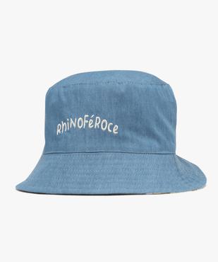 Chapeau bob réversible bébé garçon vue1 - GEMO 4G BEBE - GEMO