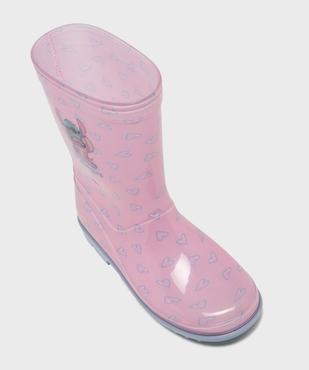 Bottes de pluie à semelle crantée imprimées fille - Stitch & Angel vue5 - LILO & STITCH - GEMO