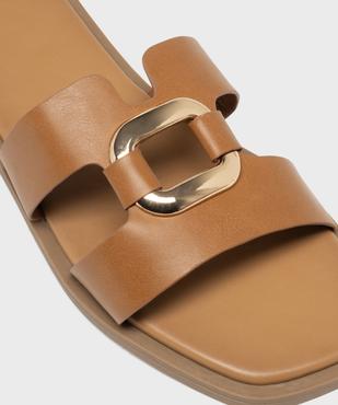 Mules plates avec bijou sur le dessus femme - Follow Me vue6 - FOLLOW ME - GEMO