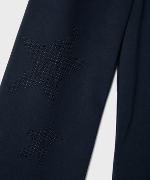 Pantalon de jogging wide leg à clous fille vue2 - GEMO 4G FILLE - GEMO