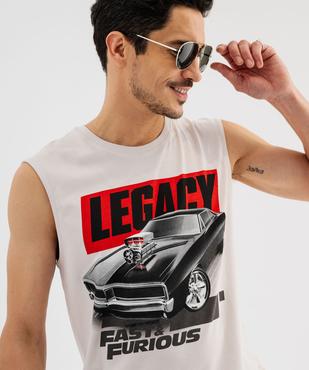Débardeur avec motif voiture homme - Fast & Furious vue2 - FAST AND FURIOUS - GEMO