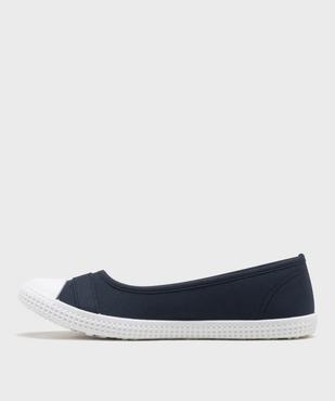 Ballerines en toile avec bout renforcé femme - Follow Me vue4 - 5 MILES - GEMO