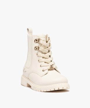 Boots fille unies Chelsea à semelle crantée - LuluCastagnette du 25 au 30 vue2 - LULU CASTAGNETT - GEMO