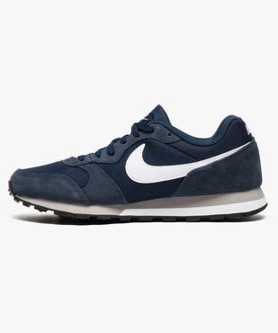 Tennis homme dessus en cuir suédé et mesh - Nike MD Runner 2 vue3 - NIKE - GEMO