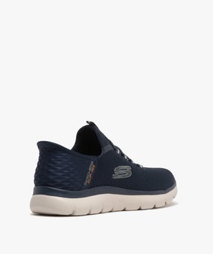 Baskets homme en maille sans lacets et à semelle amortissante Slip ins Summits - Skechers vue4 - SKECHERS - GEMO